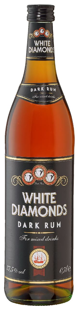 White Diamonds Brown Rum 70 cl 37.5%