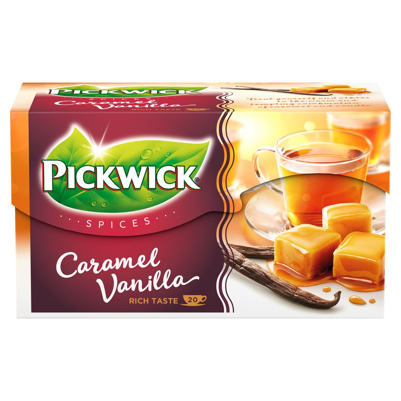 Pickwick Spices Caramelised Vanilla Black Tea 20 pieces 30 g