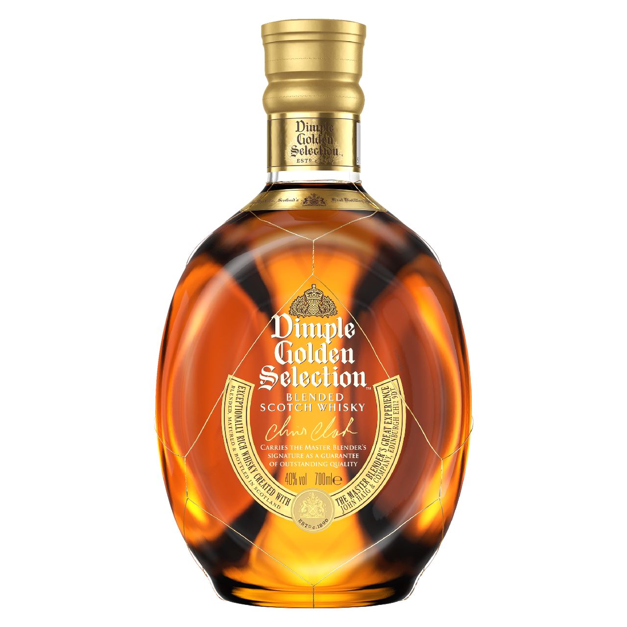 Dimple Golden Selection Blended Scotch Whiskey 70 cl 40%