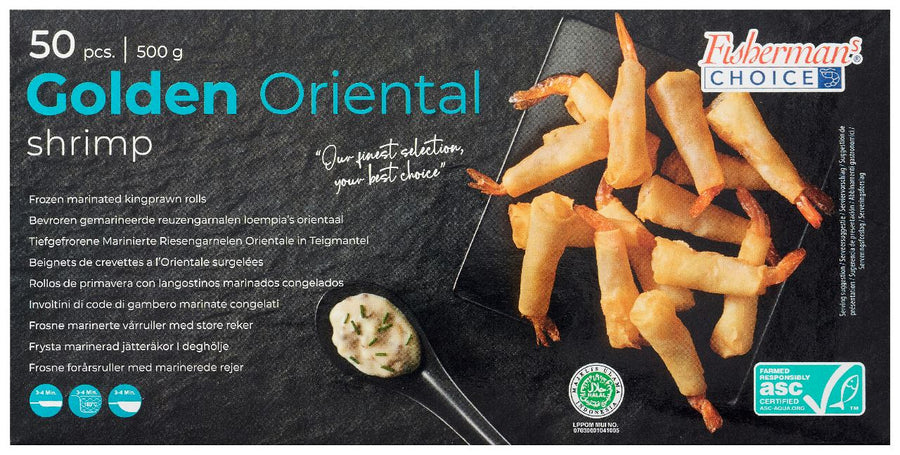 Fisherman's Choice ASC Golden oriental shrimp 500 g