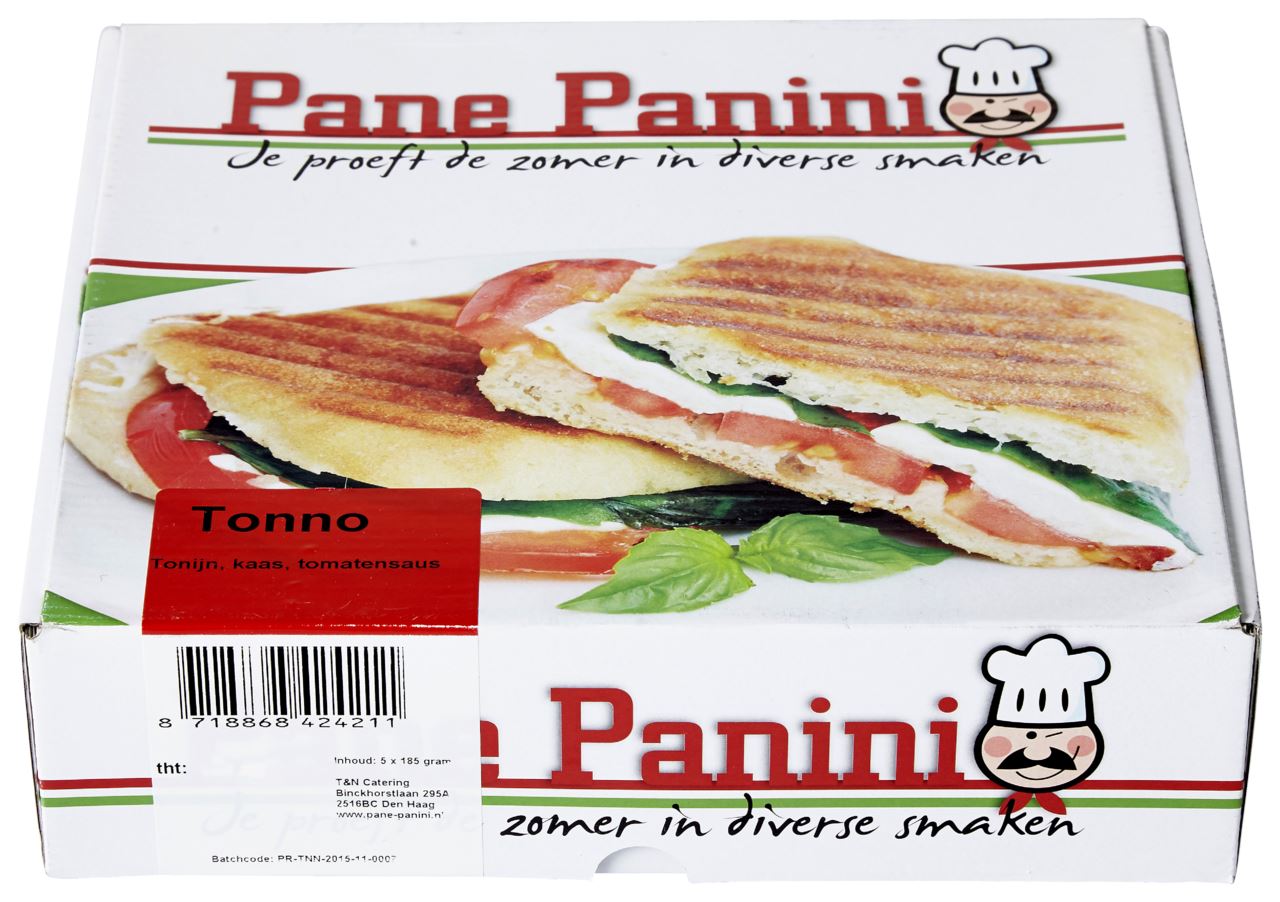 Pane Panini tuna 5 x 180 grams
