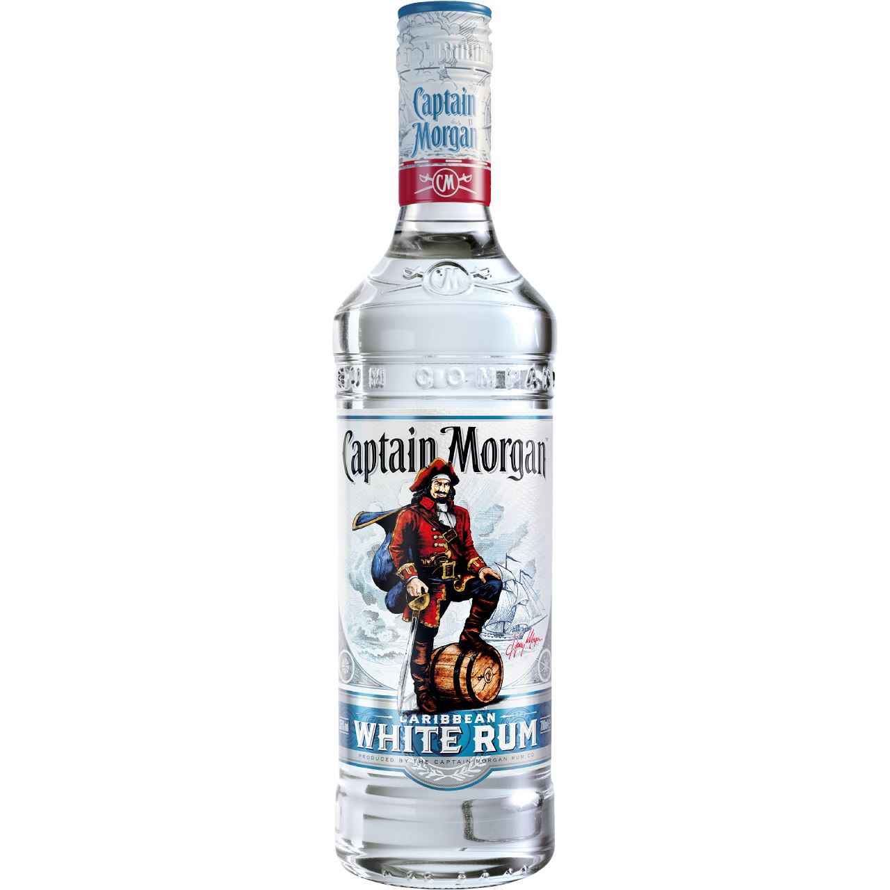 Captain Morgan White Rum 1 l 37.5%