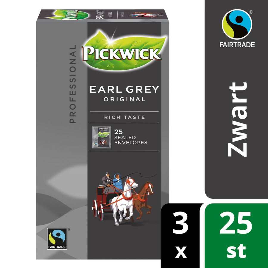 Pickwick Professional Earl Gray fair trade 3 x 25 pieces 150 g