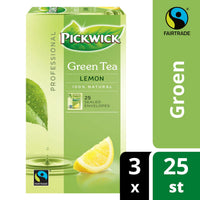 Thumbnail for Pickwick Professional Green Tea Lemon fair trade 3 x 25 pieces 150 g