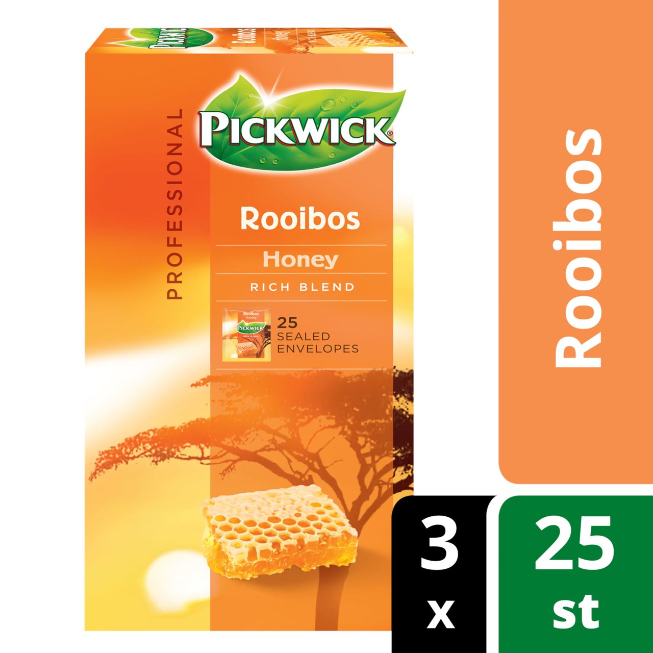 Pickwick Professional Rooibos Honey 3 x 25 pieces 113 g