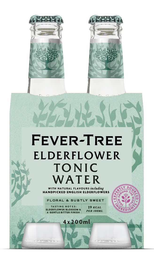 Fever-Tree Elderflower Tonic Water 4 x 20 cl