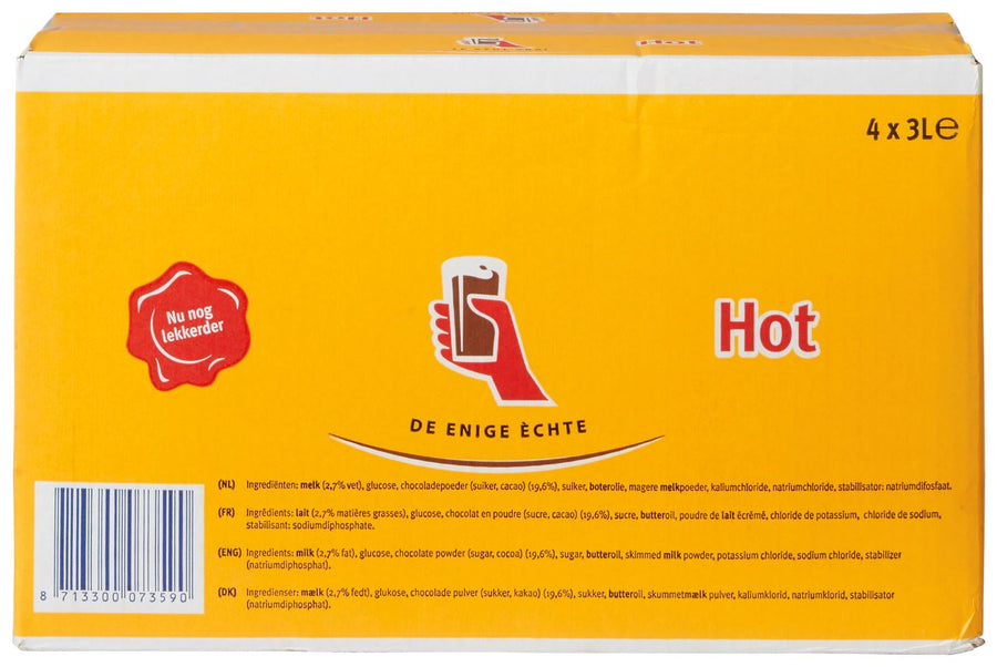 Chocomel cocoa powder hot 4 x 3 l