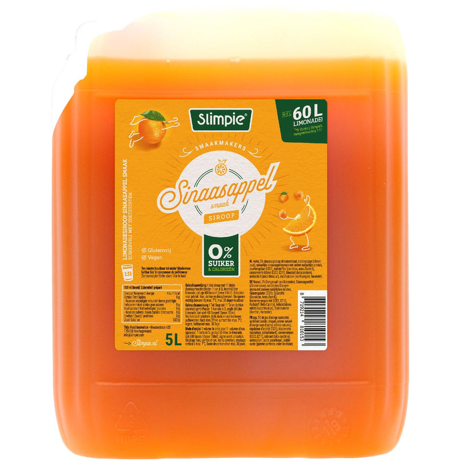 Slimpie Orange Syrup 5 L