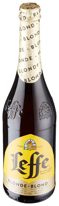 Thumbnail for Leffe Blond Belgian Abbey Beer Bottle 75 cl
