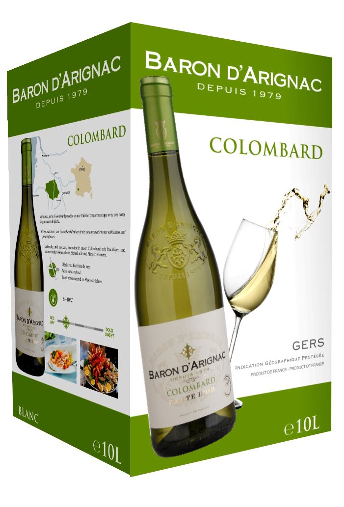Baron d'Arignac VDF Blanc 10 l