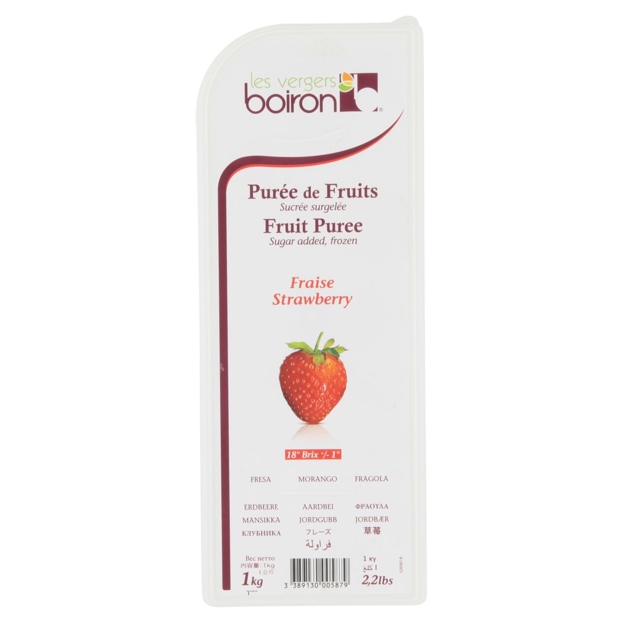 Boiron Fruit puree strawberry 1 kg