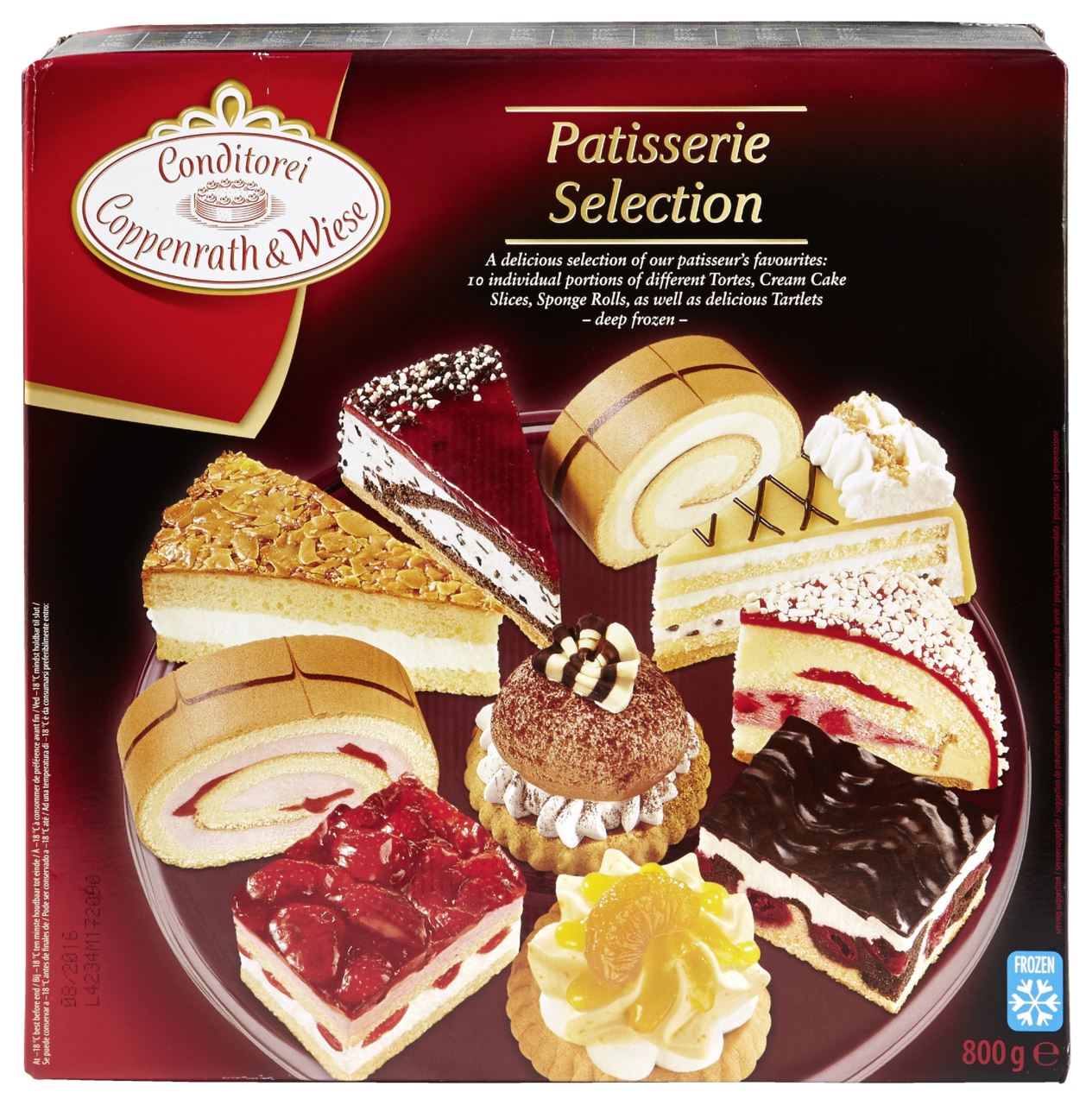 Coppenrath & Wiese Patisserie selection 10 pieces 800 g