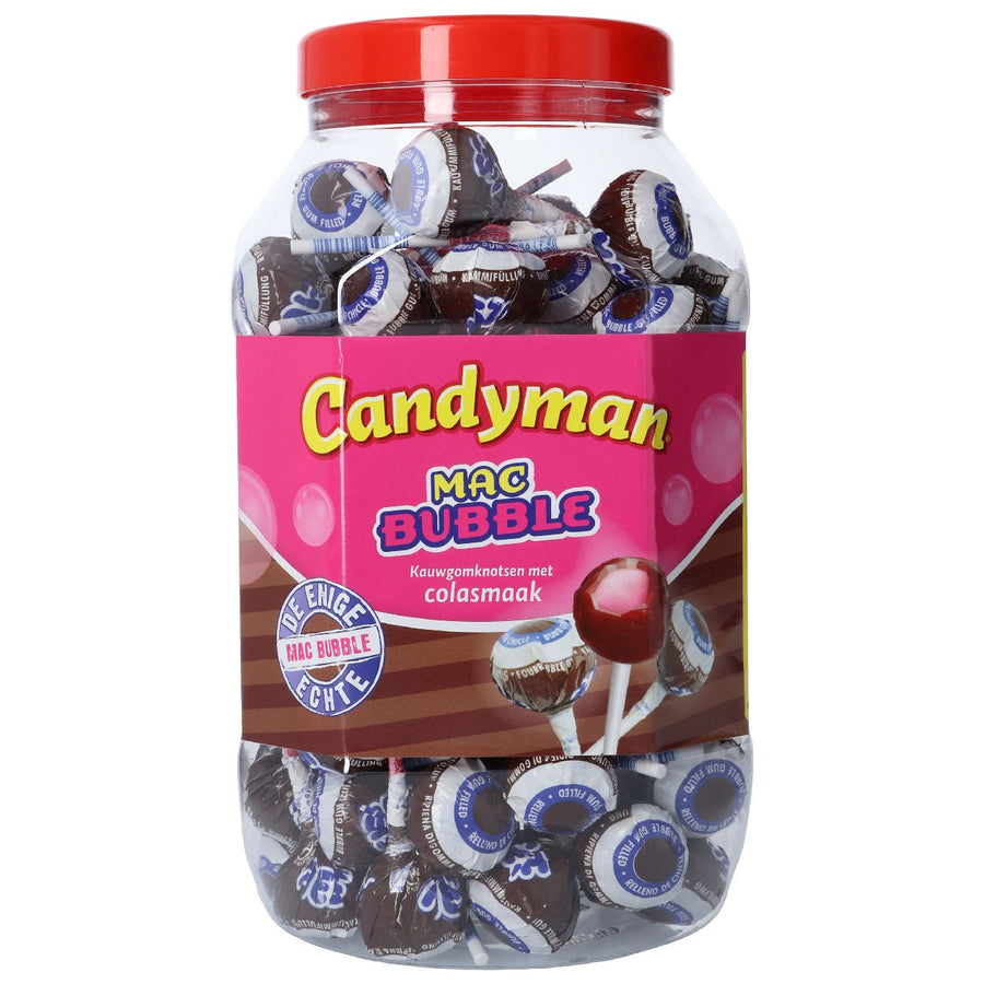 Mister Bubble Candyman Mac Bubble Cola 100 pieces 1.12 kg