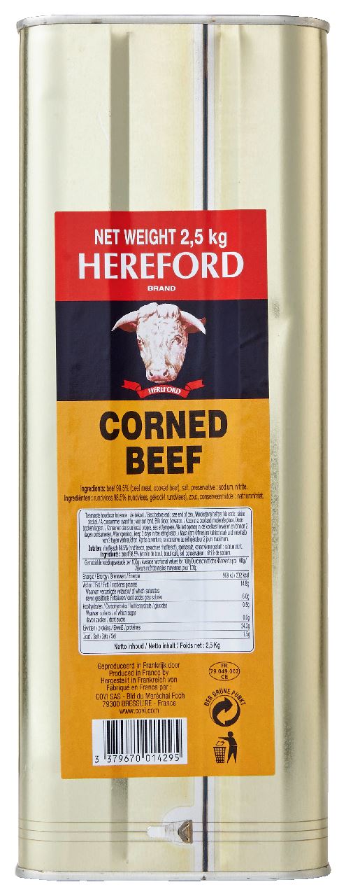 Hereford Corned beef 2.5 kg