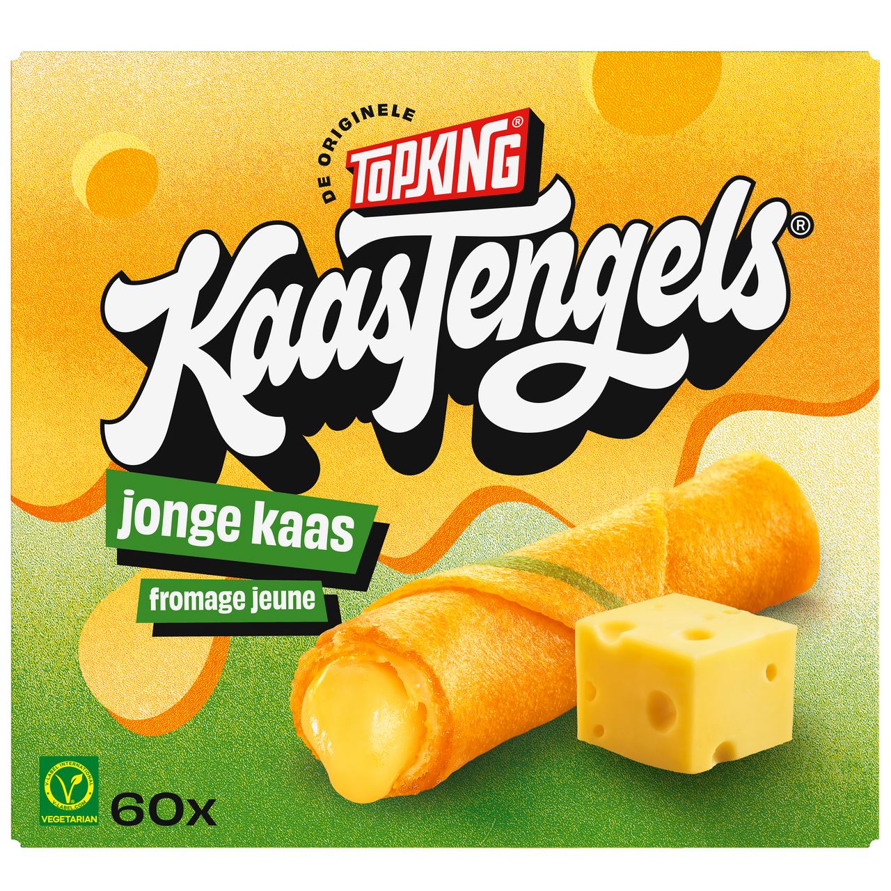 Topking KaasTengels® Young cheese 60 x 15 g