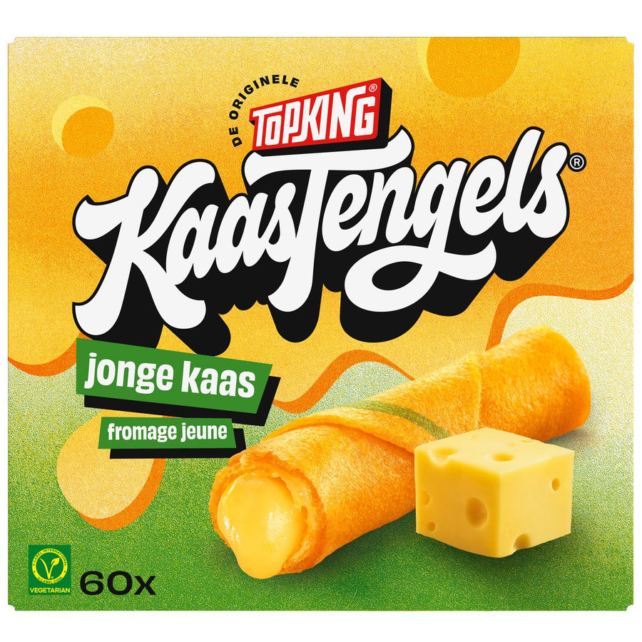 Topking KaasTengels® Young cheese 60 x 15 g