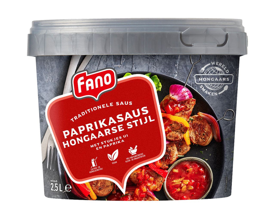 Fano Paprika Sauce Hungarian Style 2.5 l