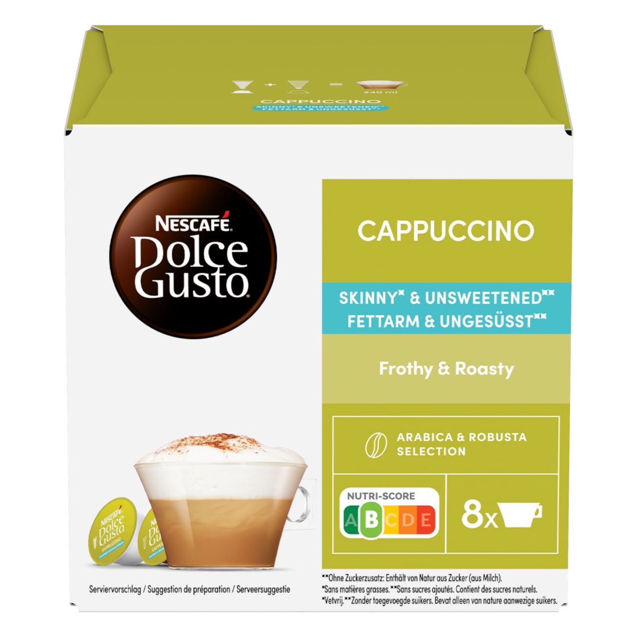 Dolce Gusto Cappuccino Light 16 capsules 162 g