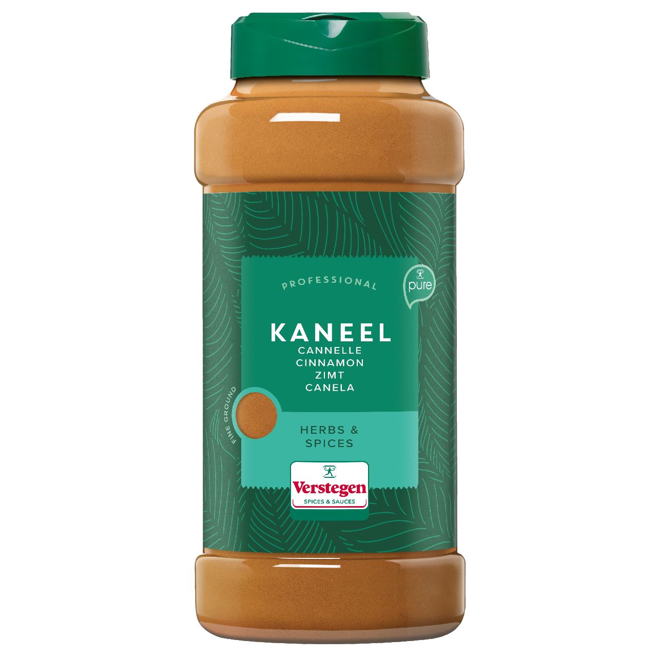 Verstegen Ground Cinnamon PURE 490 g shaker