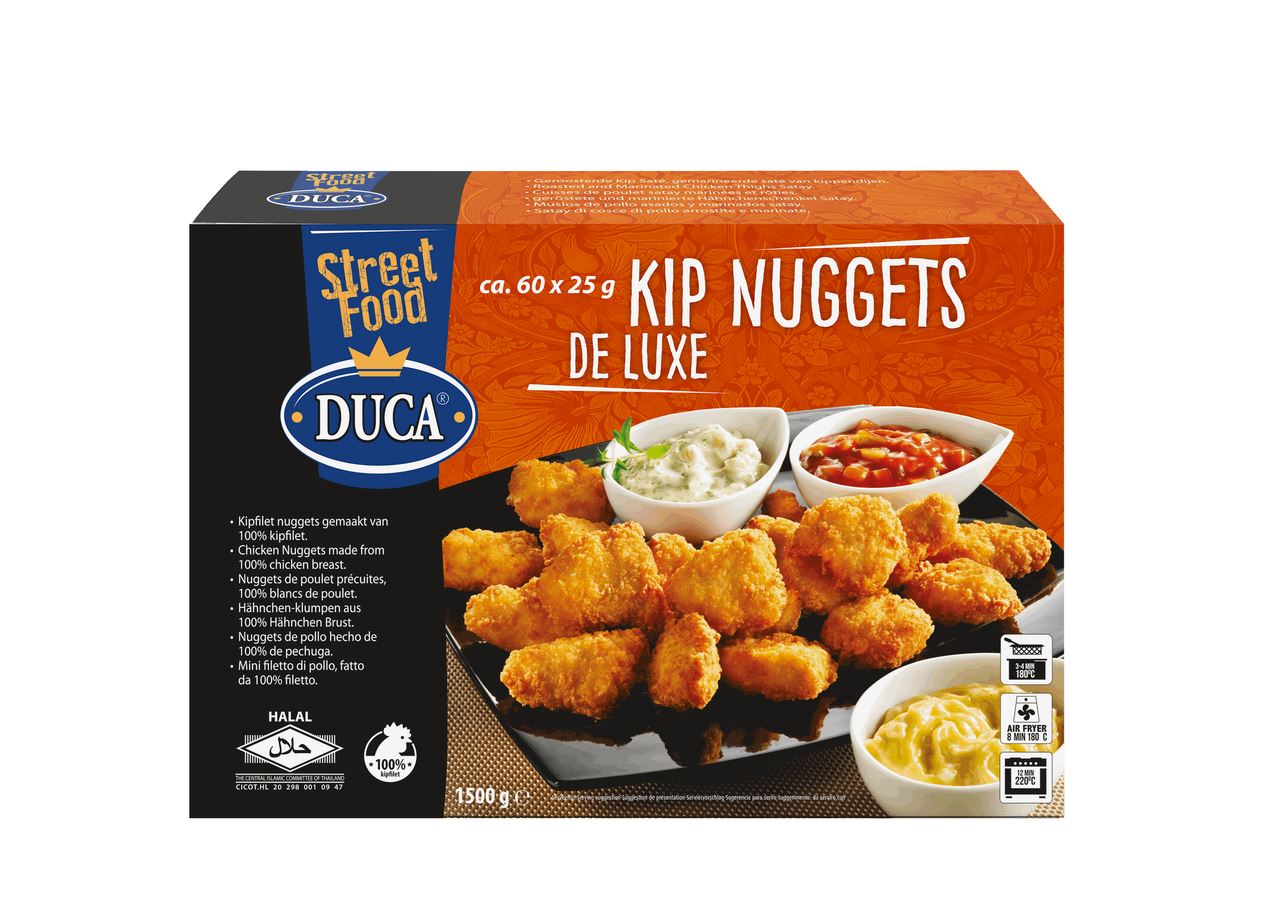 Duca Street Food Chicken Nuggets de Luxe 60 x 25 g