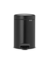 Thumbnail for Brabantia newIcon pedal bin 3 liters with plastic inner bin - Matt Black