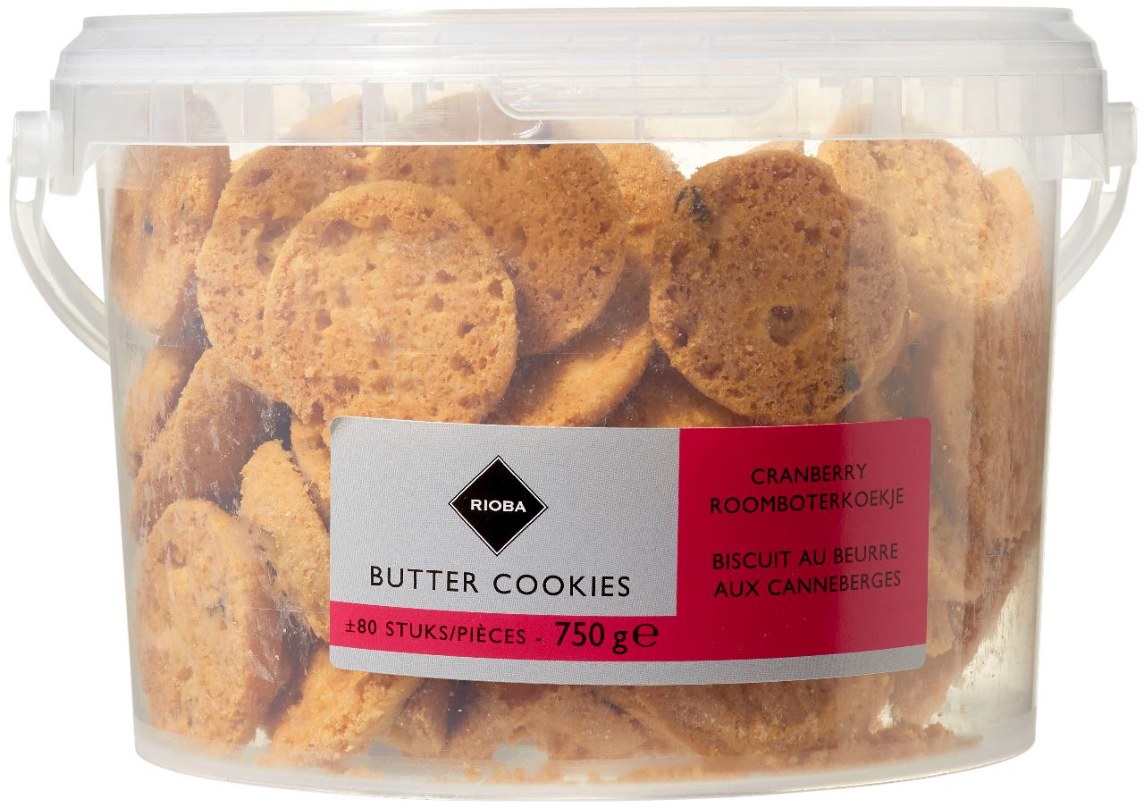 RIOBA Butter Cranberry Cookie 750 g