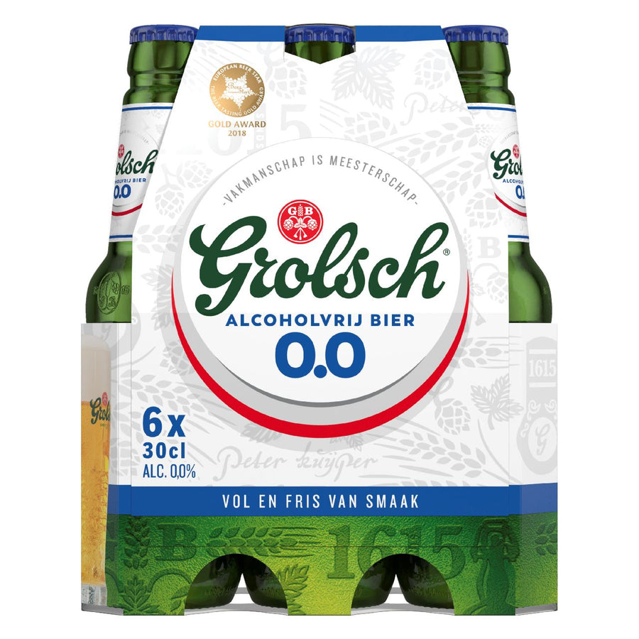 Grolsch 0.0% Alcohol Free Beer 30 cl bottle