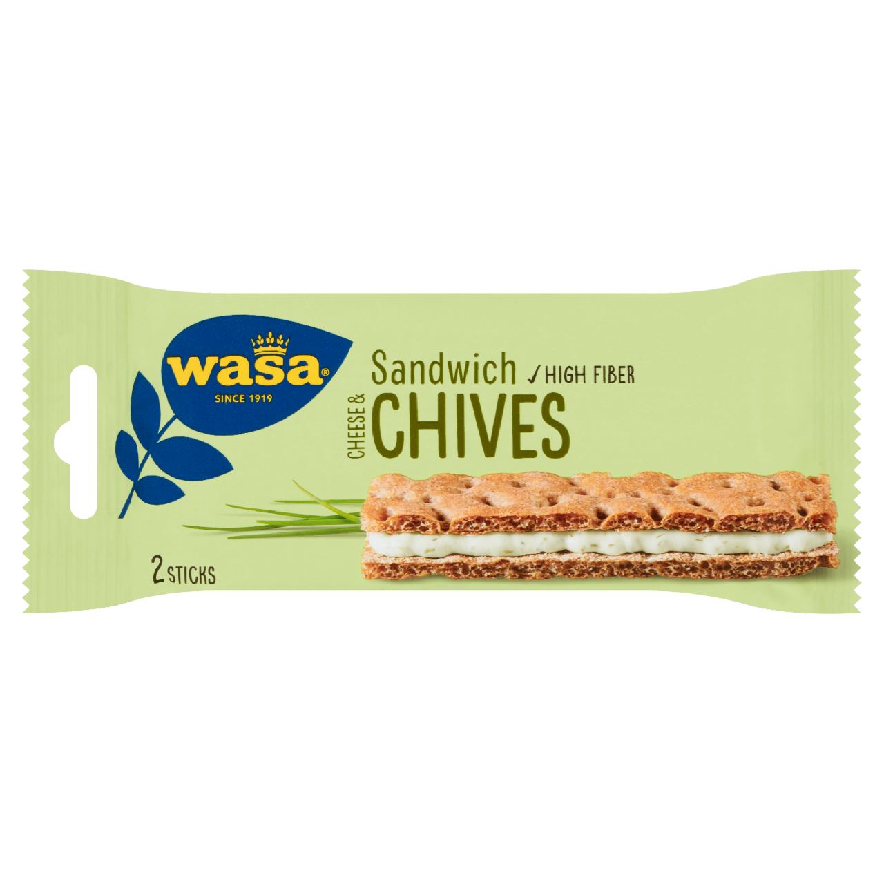 Wasa Sandwich Cheese & Chives 2 Sticks 24 x 37 g