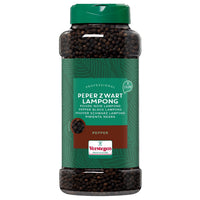 Thumbnail for Verstegen Pepper black lampong whole PURE 580 g shaker