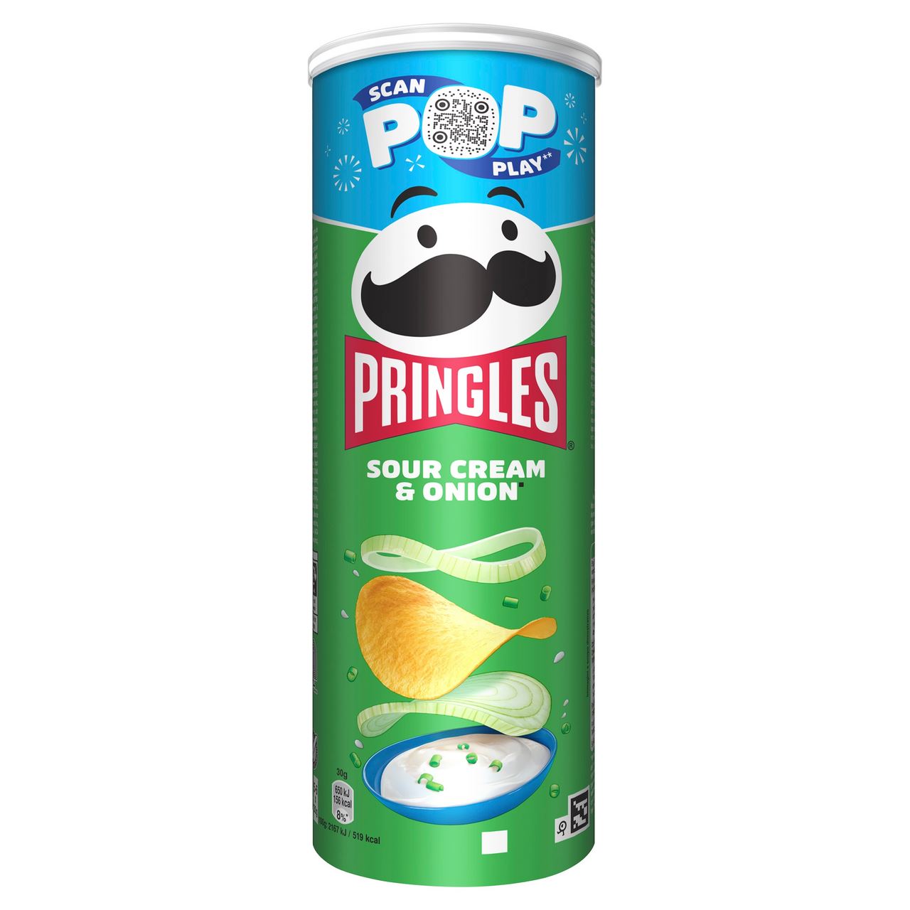 Pringles Sour Cream & Onion Chips 165 g