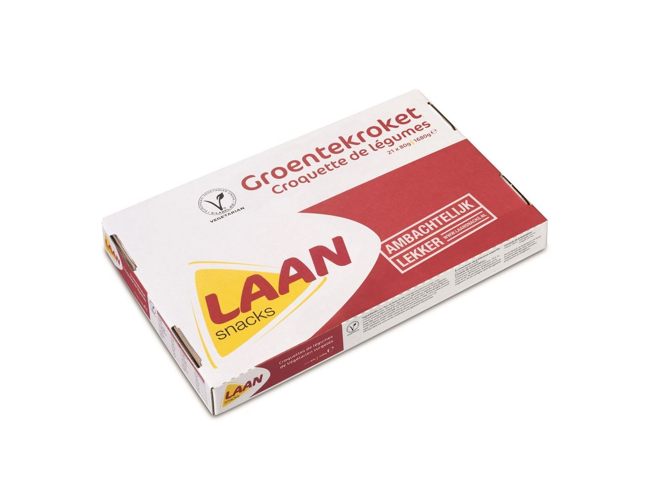 Laan Snacks Vegetable Croquette 21x80g