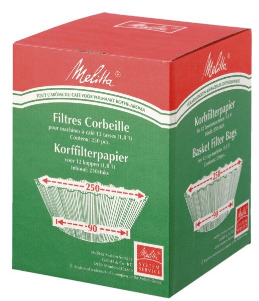 Melitta Basket filters 250 mm 250 pieces 700 g