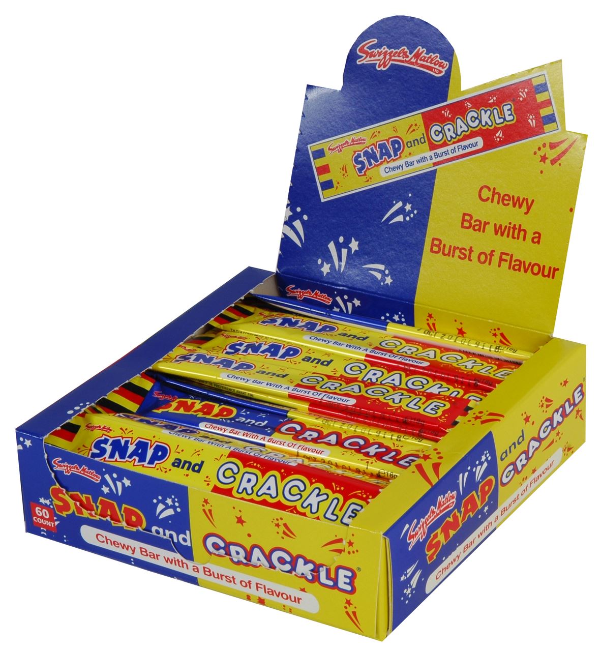 Swizzels Snap and Crackle 60 pieces 1.08 kg
