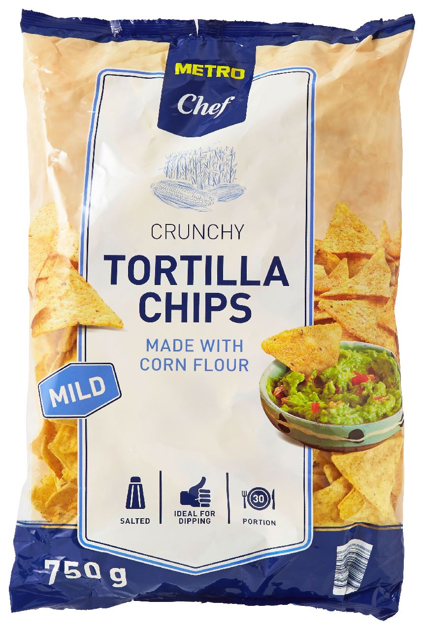 Tortilla chips mild 750 g