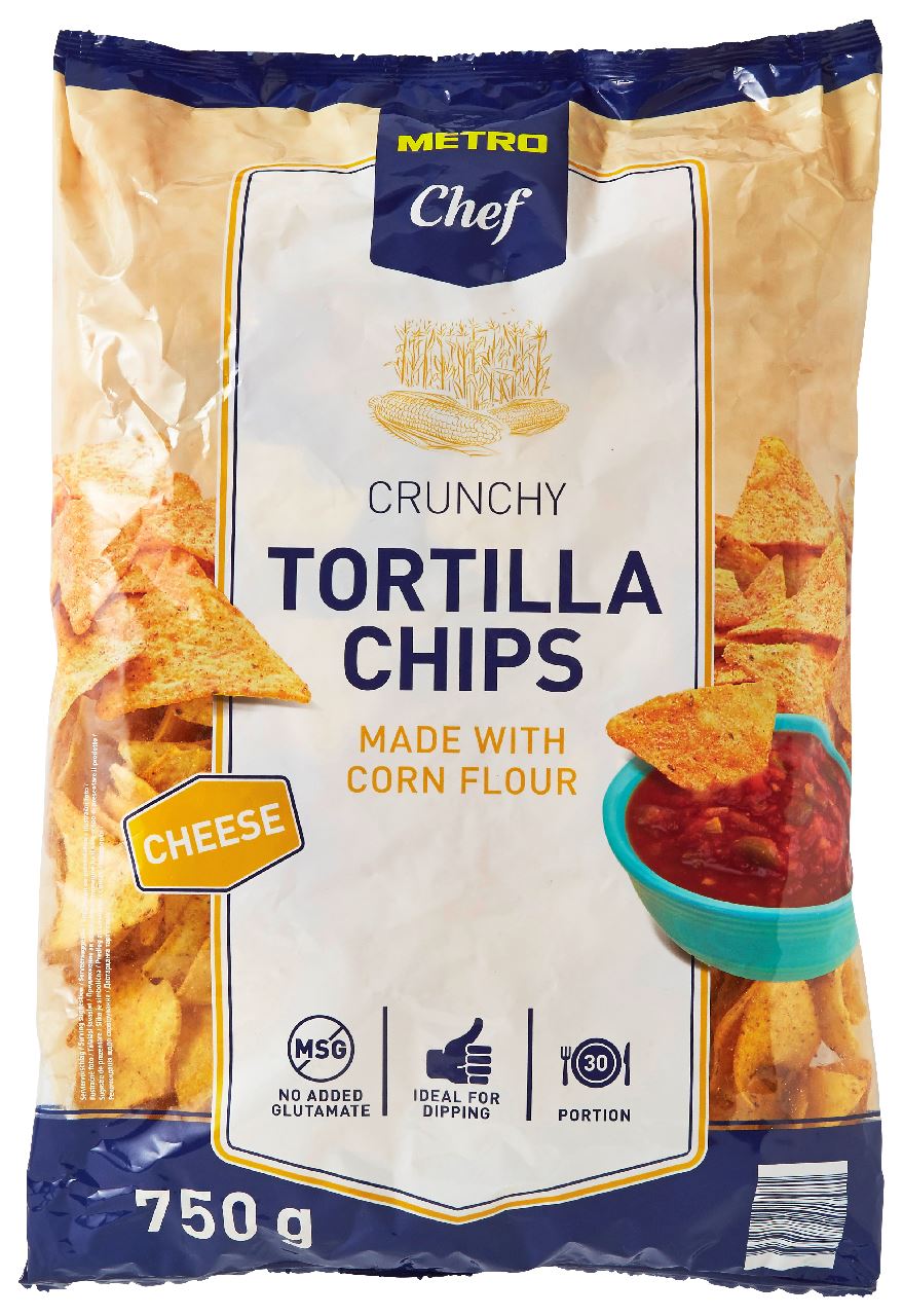 Tortilla chips cheese 750 g