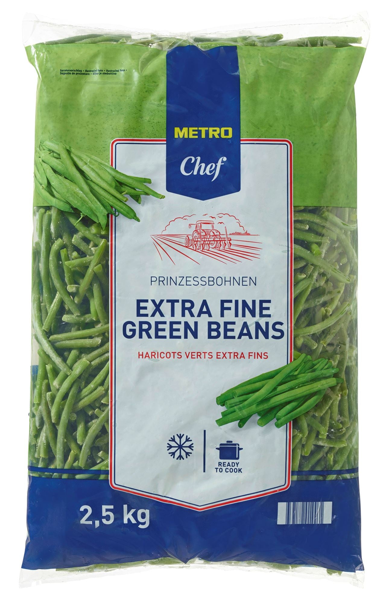 Haricot Verts extra fine 2.5 kg