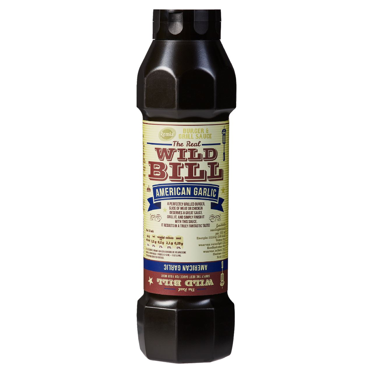 Remia Wild Bill American Garlic tube 800ml