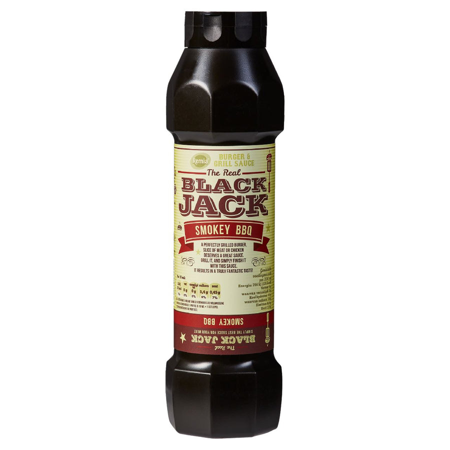 Remia Black Jack Smokey BBQ tube 800 ml
