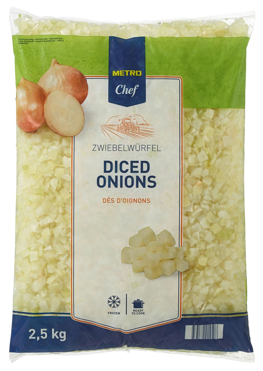 Onion cubes 2.5 kg