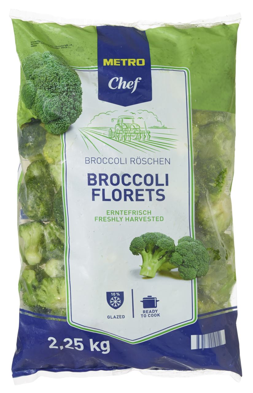 Broccoli florets 40/60 2.5 kg