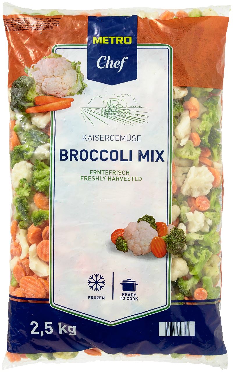 Broccoli/Cauliflower/Carrot mix 2.5 kg