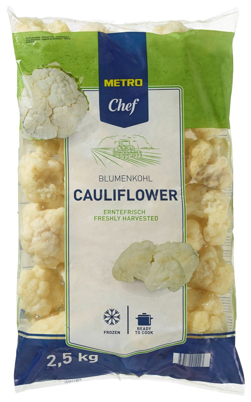 Cauliflower Florets 40/60 2.5 kg