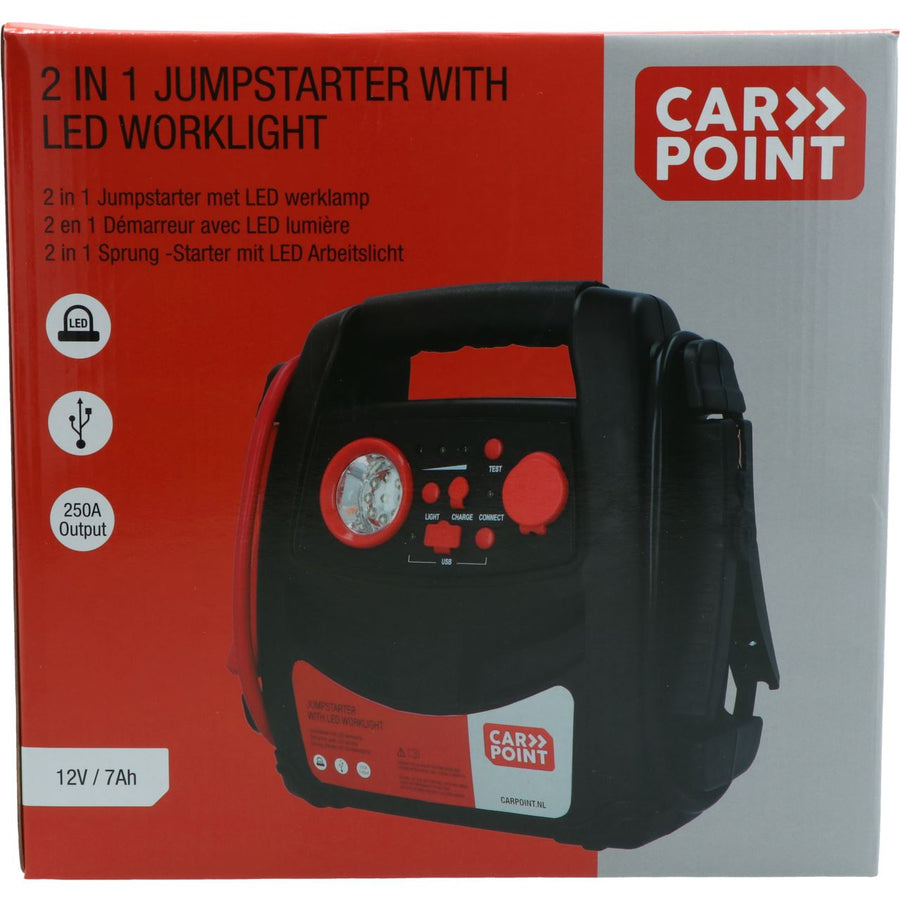 Carpoint Jumpstarter 2-in-1 LED
