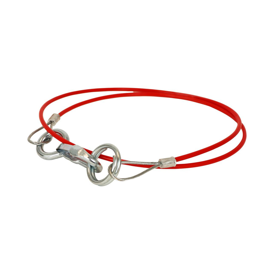 Carpoint breakaway cable for overrun brake