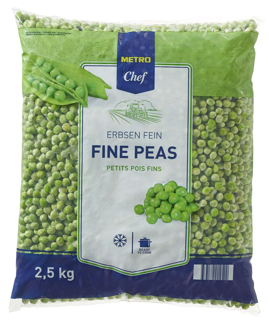 Peas extra fine frozen 2.5 kg