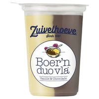 Thumbnail for Zuivelhoeve BOER'N VLA® DUO Vanilla-Chocolate 450g