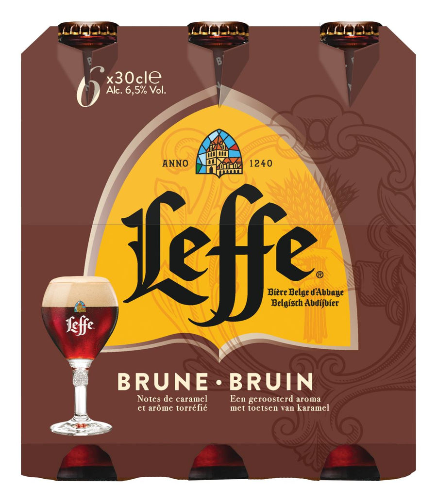 Leffe Bruin Belgian Abbey Beer 6 x 30 cl
