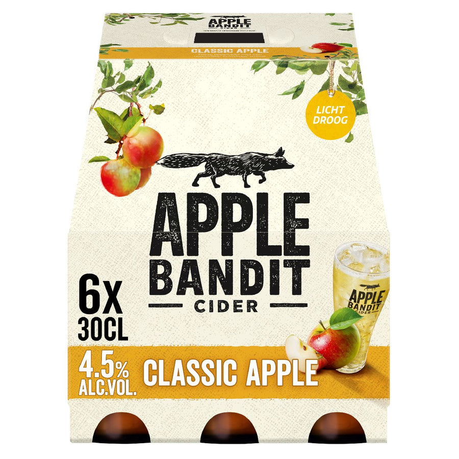 Apple Bandit Cider Classic Apple Bottle 6 x 30 cl
