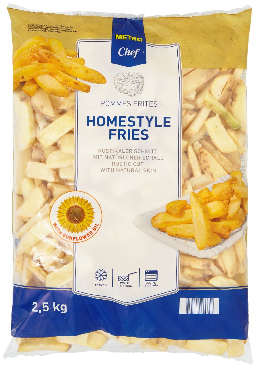 Homestyle Fries 2.5 kg