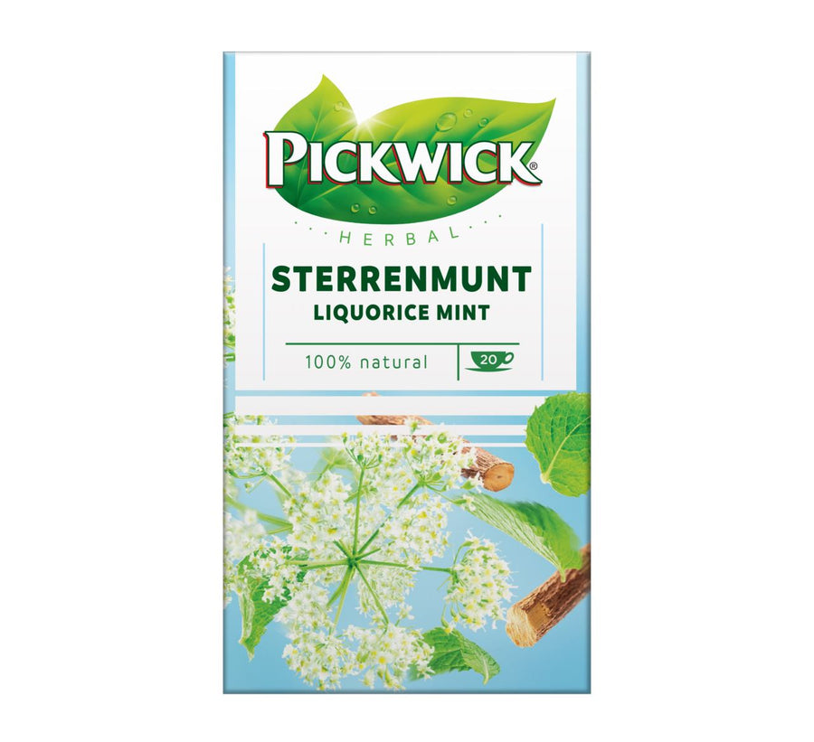 Pickwick Star Mint Herbal Tea 20 pieces 40 g